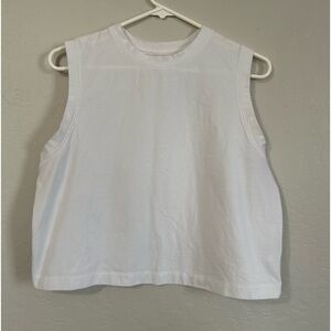 a new day white muscle tank tank top